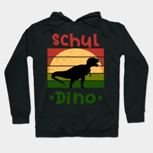 Schuldino Dinosaurier Schulbeginn T shirt Hoodie